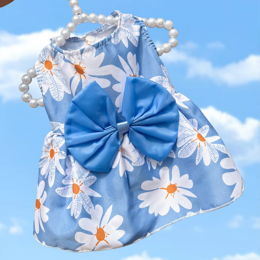 Blue Daisy Dress
