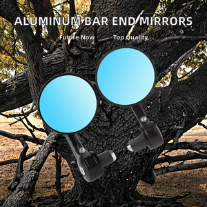 Rétroviseurs latéraux de guidon en aluminium <span class=keywords><strong>125</strong></span> 7/8 pouces pour <span class=keywords><strong>moto</strong></span>, scooter, style <span class=keywords><strong>Cafe</strong></span> <span class=keywords><strong>Racer</strong></span> - Product Image 2