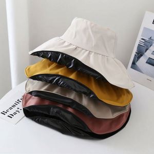 Wide Brim Cotton Bucket <b>Hats</b> Big Sunscreen Visor Uv Protection Upf50 Foldable Beach Womens Fisherman <b>Hat</b> With Strap - Product Image 2