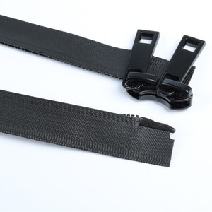 Khuyến mãi 5 #<span class=keywords><strong>20</strong></span>/60/70/80/110/150cm nhựa không thấm nước dây kéo mở màu đen đôi vô hình dây kéo - Product Image 5