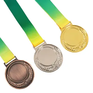Hadiah Promosi medali olahraga basket kustom tari kosong medali penghargaan emas berlari medali olahraga kerajinan trofi logam
