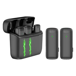 Mới nhất J13 Loại C receiver mini Micro không dây J13 với iOS kim loại <span class=keywords><strong>Lavalier</strong></span> Mic cho điện thoại thông minh máy ảnh sống vlog - Product Image 1