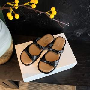 2026 Age-Reducing Soft Sole Bow Open Toe Beach Slippers for Women Versatile Casual Style Sandals - Product Image 1