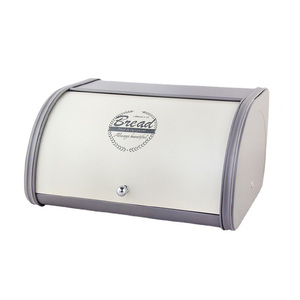Panera Moderna Bx, Contenedor Metálico para Cocina, Mantiene los Productos Horneados Frescos, <span class=keywords><strong>Almacenamiento</strong></span> <span class=keywords><strong>de</strong></span> Alimentos Duradero para Uso Diario en el Hogar - Product Image 1