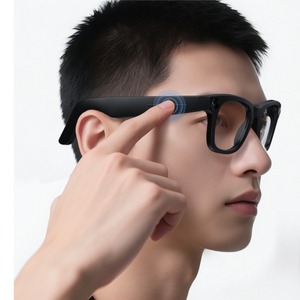 Smart <b>Glasses</b> With 8MP Dual <b>Camera</b> Touch Control Black For Phone Call And Noise Reduction - Product Image 1