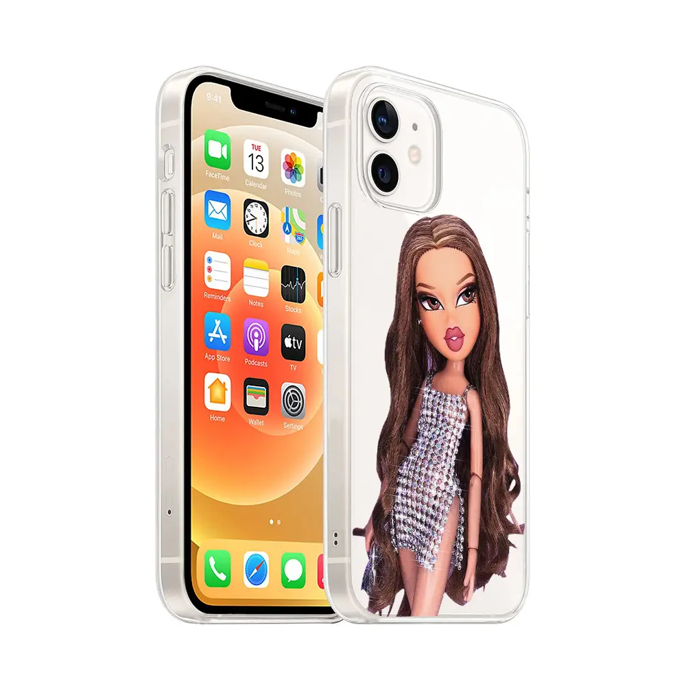 Hot bán điện thoại trường hợp đối với iPhone 14 13 12 11 8 7 6 cộng với XS XR cô gái dễ thương công chúa điện thoại di động phụ kiện iPhone 14 Pro Max di động phon