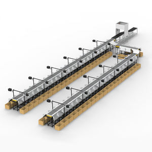 Sistema de clasificación de ruedas giratorias de <span class=keywords><strong>equilibrio</strong></span> de automatización de almacén inteligente clasificador de paquetes para almacenes distribución logística de comercio electrónico - Product Image 2