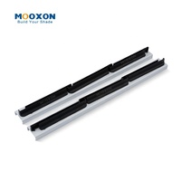 Mooxon réglable Jalousie verre aluminium persienne obturateur cadre matériel accessoires fenêtre persienne cadre