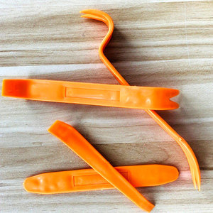 Outils de démontage de <span class=keywords><strong>voiture</strong></span>, CD audio, démontage du panneau de porte intérieur, modification, levier, installation, <span class=keywords><strong>réparation</strong></span>, ensemble de 4 pièces, plastique ABS jaune - Product Image 4