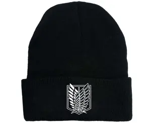 Mũ Dệt Kim Hoạt Hình Attack On Titan Mũ Beanie Nam Nữ Bé Gái Ấm Áp Mùa Thu Hóa Trang