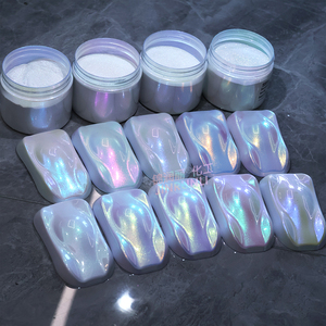 Trắng Aurora <span class=keywords><strong>Pigment</strong></span>-hypershift Tắc Kè Hoa Chrome hiệu ứng gương sắc tố bột cho nhựa, và sơn xe - Product Image 4