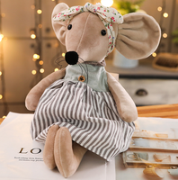 Belle Ballet Souris Vache En Peluche Jouets Doux En Peluche Mignon Dressing Animaux Poupées Bébé Doigt Oreiller pour Enfants Filles