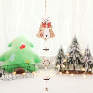 Nuevos Adornos de Campanas de Reno de Madera, Decoración Colgante para Árbol de Navidad y Accesorio para Árbol de Navidad - Product Image 5
