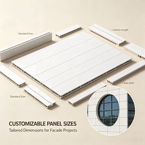 Panneau mural en aluminium moderne pour bâtiment, revêtement extérieur personnalisé - Product Image 4