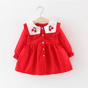 Ropa Infantil, Moda Pakistaní, Vestido Largo Estilo Boho, Diseño con Bordado de Dibujos Animados para Niñas - Product Image 2