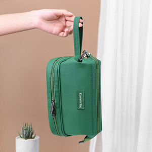 Large <b>Makeup</b> Brush Bag PU Leather Zipper Water Resistant Soft Portable Cosmetic <b>Storage</b> Pouch Travel Organizer Custom Logo Case - Product Image 4
