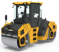 KATOCASE Compacteur vibrant à moteur Kubota pour remblais de terrains de petite taille et asphalte, haute efficacité