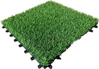 Dalles de gazon artificiel en plastique à emboîtement pour balcon, toit, terrasse, décoration, gazon synthétique, revêtement de sol sportif, pavés, gazon