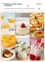 Poudre de pudding pré-mélangée Xing, sans cuisson, style français, crème caramel, dessert, collation, soupe sucrée, poudre de crème anglaise à usage commercial, sac de 1 kg