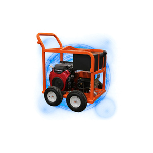 Nettoyeur haute pression à eau froide portable et industriel, fonctionnant à l'essence, pour un lavage puissant des véhicules, des sols, des murs, des équipements et des surfaces extérieures. - Product Image 1