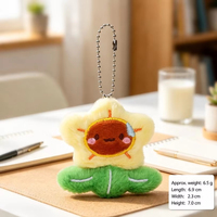 Mignons petits pendentifs en peluche, composants d'accessoires DIY, broches, décorations pour sacs à dos, rembourrage personnalisé en coton PP, porte-clés en gros