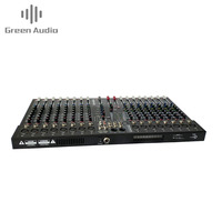 GAX-ET16 Console de mixage professionnelle 16 canaux avec réverbération de sortie, sortie unique, Bluetooth, peut être utilisée pour les bars et les DJ