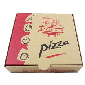 Desechable de alta calidad impreso Pizza de comida caja de cartón caja de embalaje - Product Image 1