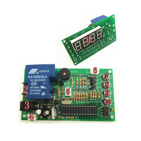 Carte PCB de contrôle de temps à 4 chiffres JY-15A pour borne d'arcade, alimentation DC+12V en matériau ABS pour accepteur de pièces de monnaie et distributeur automatique