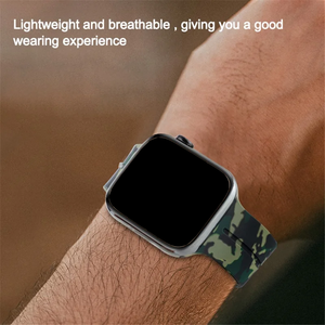 Bracelet de montre Upro Smartwatch 49 mm, boucle magnétique, camouflage, impression UV, silicone, pour Apple Watch 9 8 7 6 5 4 Ultra - Product Image 6