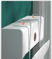Déflecteur et guide d'air réglables pour pare-brise, panneau de protection décoratif pour la maison