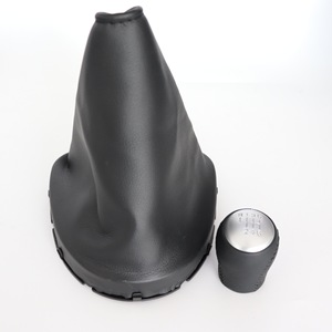 Leather Gear <b>Shift</b> <b>Knob</b> Cover For Nissan Qashqai 6 Speed Manual Transmission Ergonomic Design - Product Image 3