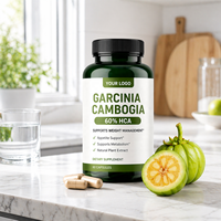 Complément Alimentaire Premium Garcinia Cambogia Rainwood en Capsules pour le Soutien à la Perte de Poids à Base de Plantes avec Extrait de HCA à 60%