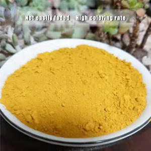 Pigmento de óxido de hierro sintético amarillo 313 para pintura de ladrillo/130 óxido de hierro rojo precio/óxido de hierro Fe2o3 para vender - Product Image 4