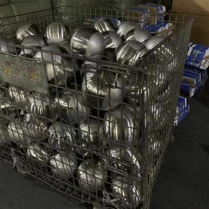 Esfera hueca de <span class=keywords><strong>metal</strong></span> grande sin pulir directamente de fábrica para procesamiento personalizado - Product Image 4