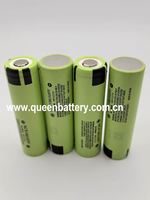 Batterie Queenbattery QB18650 18650 PF 3.6V 3.7V 10A certifiée KC/CE, garantie 6 mois, anode NCM, 500 cycles, origine JP, pour outils électriques, perceuses, véhicules électriques