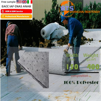 Matériaux de protection en tissu blanc sur mesure, géotextile, filet géonetto, couche filtrante unie, tapis de drainage en forme de W, rouleau laminé