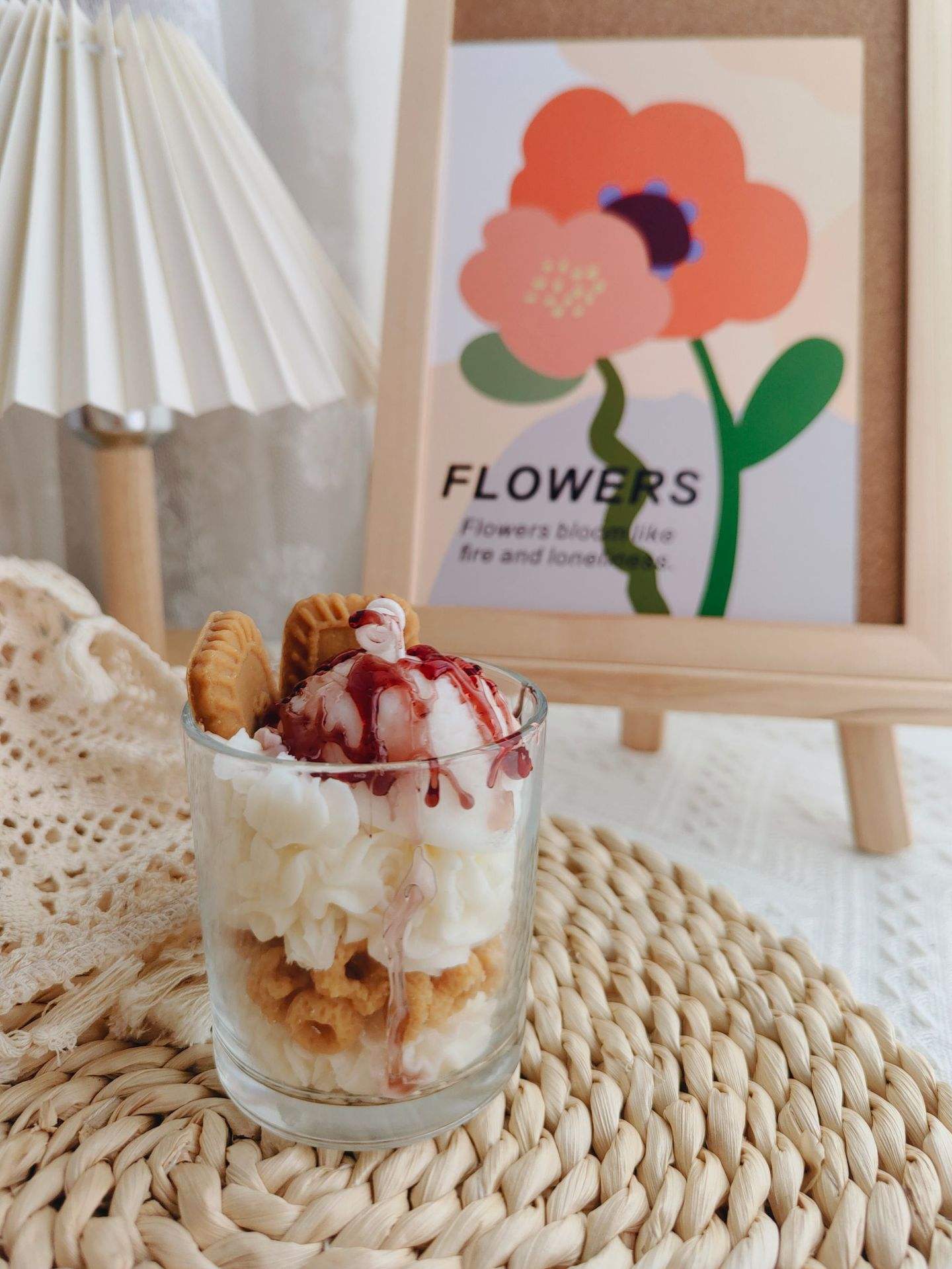 Helado de avena en forma de círculo, 6.5 * 7 * 10cm (355g)