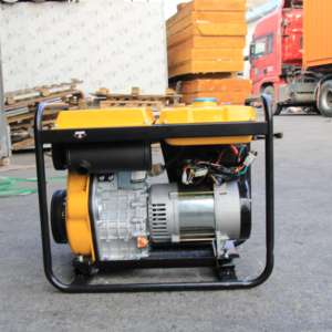 קטן 3.5kw/4.5kw דיזל עבור משקי הבית אוויר נייד שקט מקורר מערכת שלושה שלב 8kw 400v/230v/12v/12v חלופה - Product Image 1