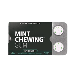 Goma de mascar con cafeína de menta extrafuerte <span class=keywords><strong>Natural</strong></span> de etiqueta privada para una mayor claridad mental de enfoque energético - Product Image 6