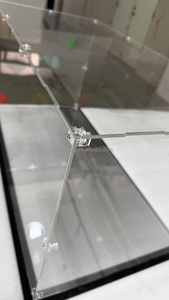 Grande boîte de présentation rectangulaire transparente en PMMA avec couvercle anti-poussière pour véhicules miniatures, figurines Gundam et base miroir noire - Product Image 6