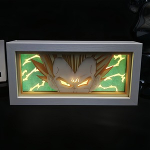 Lámpara de Noche LED Creativa con Arte de Anime en 3D, Caja de Luz con Efecto de Sombra, 16 Colores Cambiantes, Regalo para Fanáticos, Decoración de Habitaciones - Product Image 4