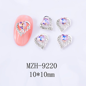 Colorido 3D Nail Art Charms Love Crystal para <span class=keywords><strong>uñas</strong></span> acrílicas Mujeres Niñas Día de la madre de San Valentín - Product Image 6