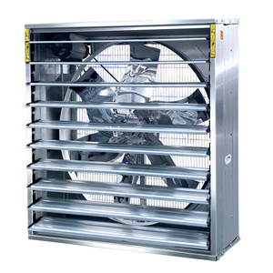 Ventilateur d'extraction mural industriel en métal de 50 pouces à haute efficacité, à poussée et aspiration, pour sous-sol - Product Image 1
