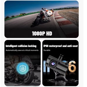 Cámara de Tablero Universal para Motocicleta 1080P, Espejo <span class=keywords><strong>Retrovisor</strong></span> con Alimentación USB, Grabación en Bucle, Cámara DVR Impermeable para Motocicleta para Mayor Seguridad al Conducir - Product Image 5