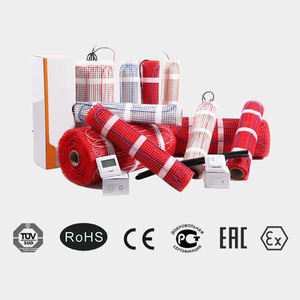 110V-230V 1m2 matras pemanas dalam ruangan bawah lantai dengan jaket luar PVC Ramah Lingkungan & pemasangan mudah bersertifikat CE - Product Image 4