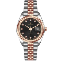 Reloj Mecánico Automático para Hombre Alexander Ferros 8132D/01, con Cierre Plegable de Zafiro, Resistente al Agua, con Acero Inoxidable y Seguridad
