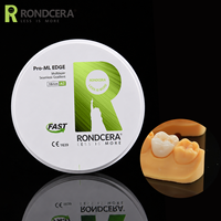Disque de zircone dentaire Rondcera Pro-ML EDGE 45%-56% translucide A1 A2 A3 pour consommables de laboratoire, origine Chine, directement de l'usine