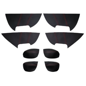 Honda Civic <b>Door</b> <b>Trim</b> Kit 8 Pieces Suede Leather Interior Panels 9th Gen 2012 2015 - Product Image 3