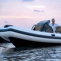 Bateau semi-rigide à coque en aluminium pour 10 personnes, 6m, Achilles Hypalon avec cabine de luxe pour bateau d'appoint de yacht, fabriqué en Chine, logo personnalisé