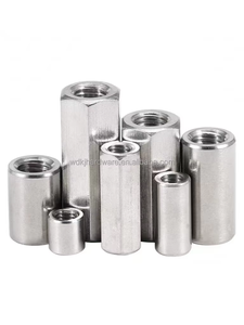 Écrou d'extension hexagonal en acier inoxydable 304, connecteur fileté de qualité industrielle, antirouille M2 M3 M4 M5 M6 M8 M10 M12 M24 - Product Image 2